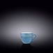 Wilmax England Espressokop Porselein Blauw 75 ml