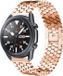 Strap-it Bracelet de montre intelligent en acier - Convient pour Samsung Galaxy Watch 3 45mm - Or rose