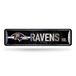 Rico Industries NFL Baltimore Ravens Home Décor metalen straatbord (4 "x 15")