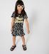 Marc Jacobs W60861 Schwarzes T-Shirt-Kleid für Mädchen