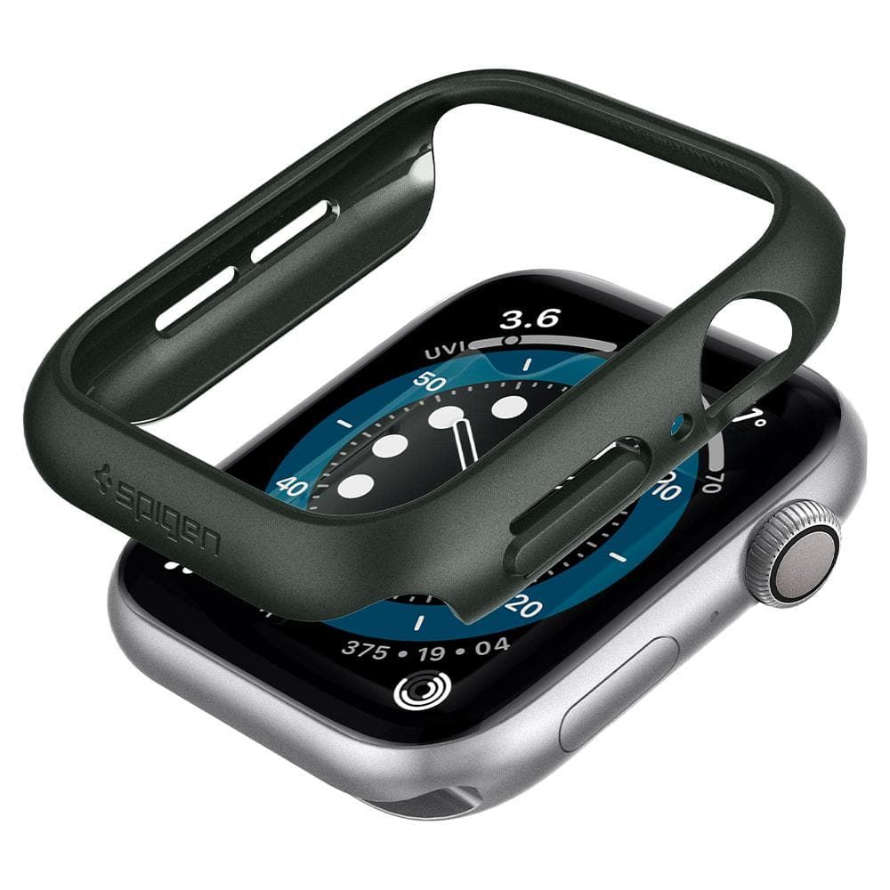 Spigen Thin Fit - Apple Watch Series SE 2 / SE / 6 / 5 / 4 (44mm) - Groen
