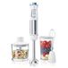 Arendo - Staafmixer roestvrij staal 1200 Watt set