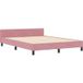Lit Double Rose 160 X 200 Cm Velours Cfw2469973
