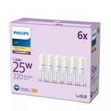 Philips Hue Philips LED Capsule - 25 W - G9 - Warmwit licht - 6 stuks