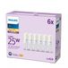 Philips Hue Philips LED Capsule - 25 W - G9 - Warmwit licht - 6 stuks