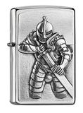 Zippo - Fantasy Knight, embleem - geborsteld chroom - stormaansteker, navulbaar, in hoogwaardige geschenkdoos, 200-21689, eenheidsmaat