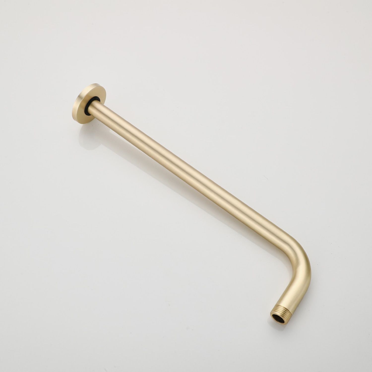 Boss & Wessing Wanduitloop gold geborsteld messing mat goud 35 cm