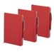 Shoppartners Schrift - Notitieboekje - met elastiek/pen - A5 formaat - rood