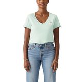 Levi's Perfect V-hals T-shirt voor dames, Lichtblauw, XS
