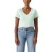 Levi's Perfect V-hals T-shirt voor dames, Lichtblauw, XS