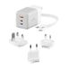 ALOGIC WCM3X100G Chargeur rapide USB-C PD 100W 3 ports - Blanc