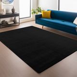 Ayyildiz Antislip Vloerkleed Rond Joy Zwart 80 x 80 cm