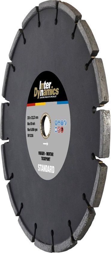 InterDynamics voegenfrees - 125x22,23mm - standard