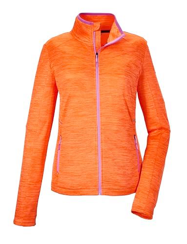 killtec Dames Stretchjack/fleecejack KOS 17 WMN FLX JCKT - coral orange - maat 44