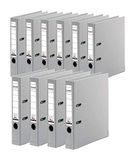 Origineel Falken 10 stuks Chromocolor Premium Ordners DIN A4 grijs