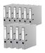 Origineel Falken 10 stuks Chromocolor Premium Ordners DIN A4 grijs