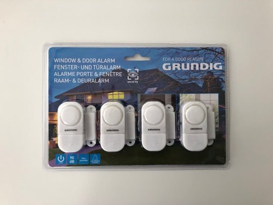 Grundig GrÃ¼nder Raam- & Deuralarm - Wit - Draadloos