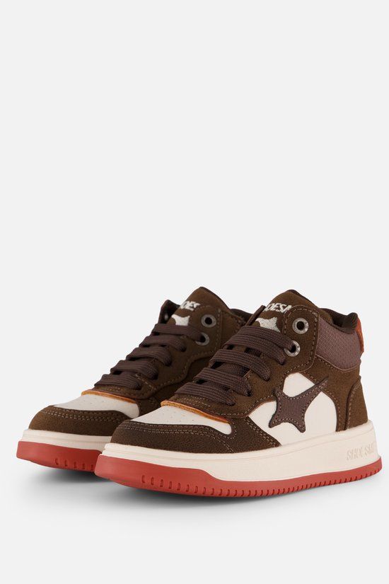 Shoesme New Outsole Sneakers bruin Leer - Maat 23
