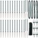 vidaXL - hexagonal - fence - with - posts - 50 - x - 0.6 - m - PVC-Coated - Steel - Green