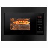 Inventum IMC6125FZWA Inbouw combimagnetron - 25L - 900W - Hetelucht- en grillfunctie - Zwart