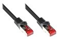 Alcasa câble réseau Cat6 S/FTP 7,5m noir