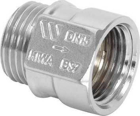 Watts EB keerklep 1/2 buxbi. zonder aftap, chroom