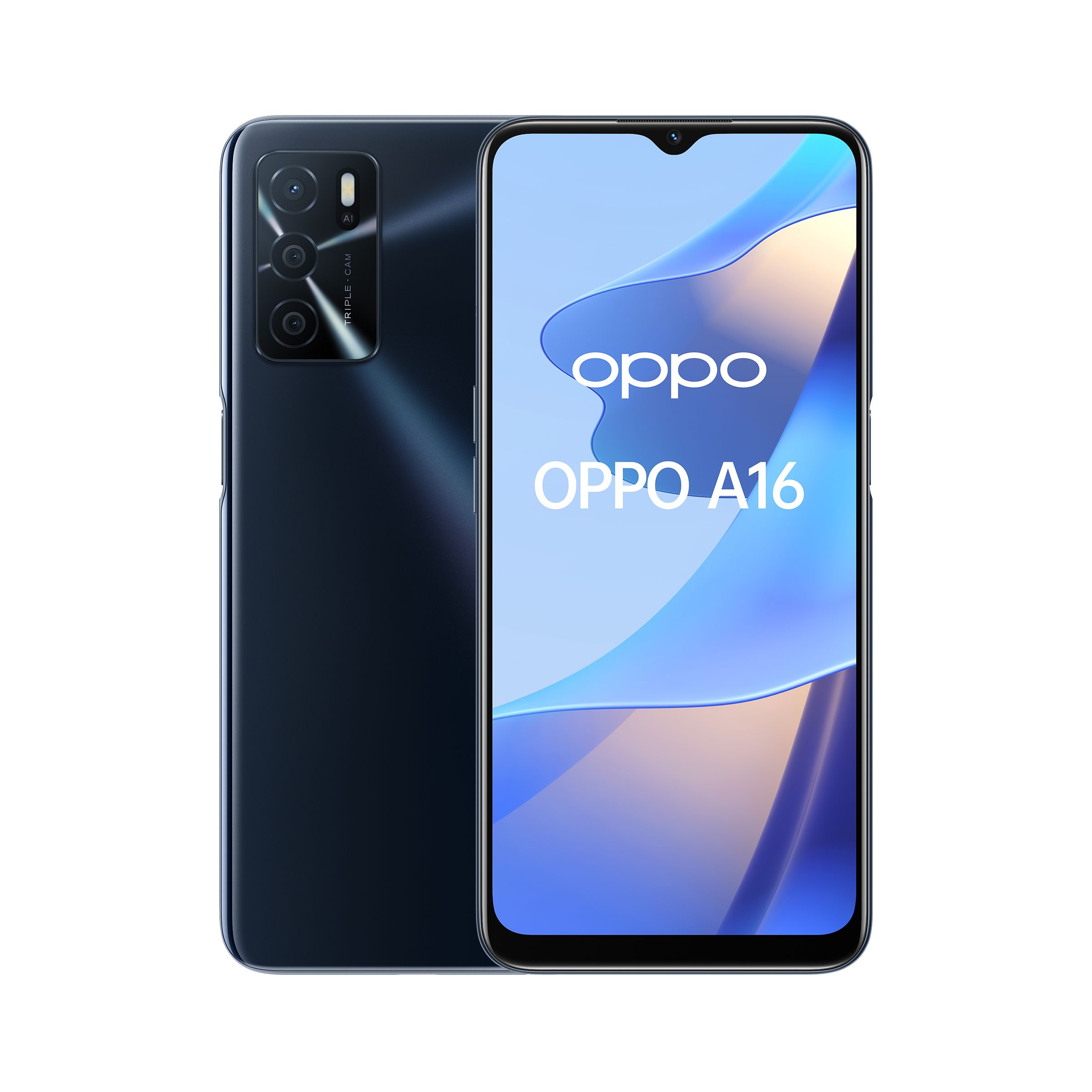 OPPO A16 - Smartphone - 6.5" - 64GB - Dual SIM - Zwart