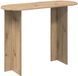 vidaXL Wandtafel Artisanaal eiken 100 x 39,5 x 75 cm Bewerkt hout