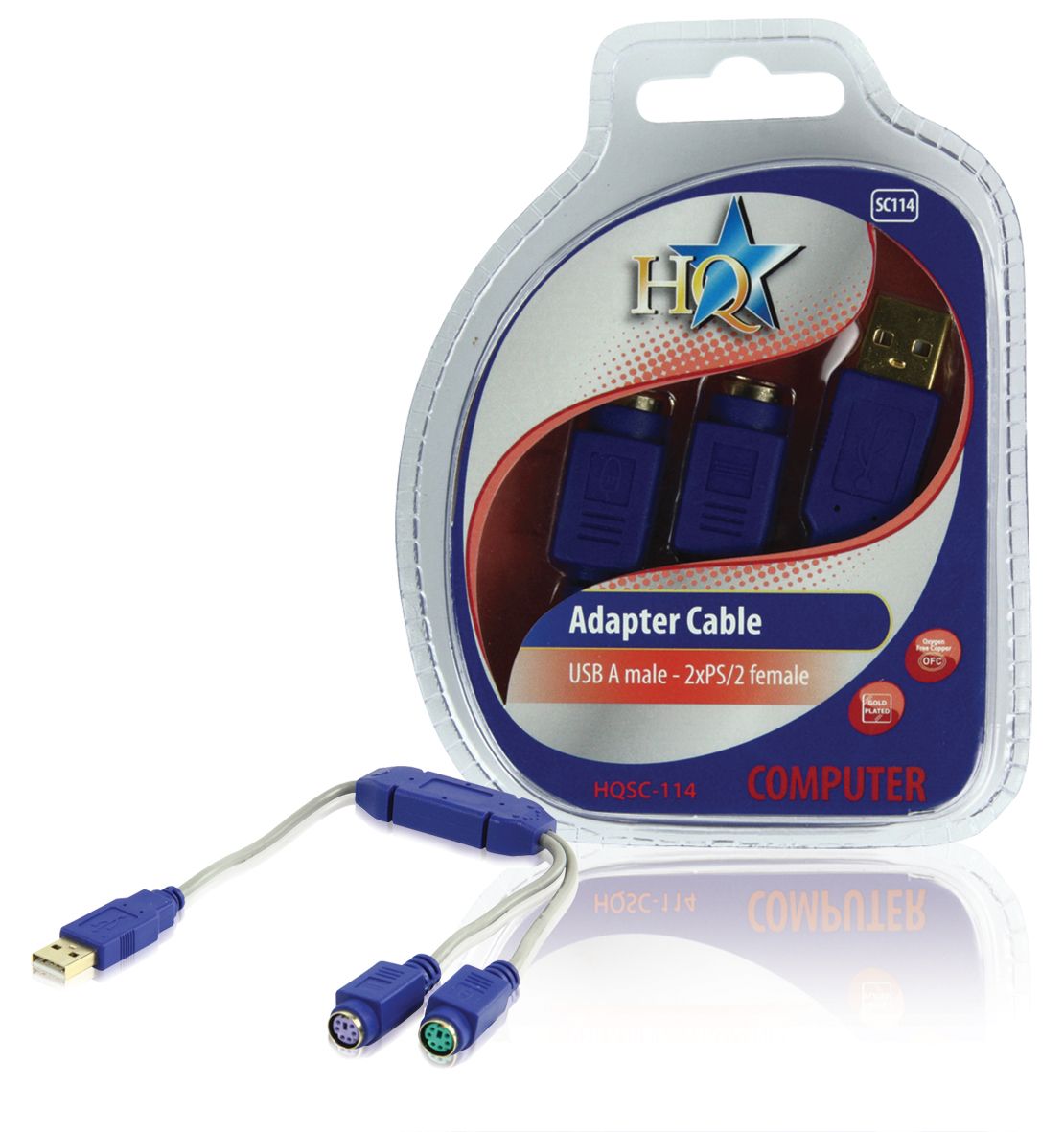 HQ Standaard USB adapterkabel - 5412810151226