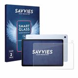Savvies 2 Stuks Screenprotector - geschikt voor Samsung Galaxy Tab S10 FE (Voor+Camera) - beschermfolie glas transparant
