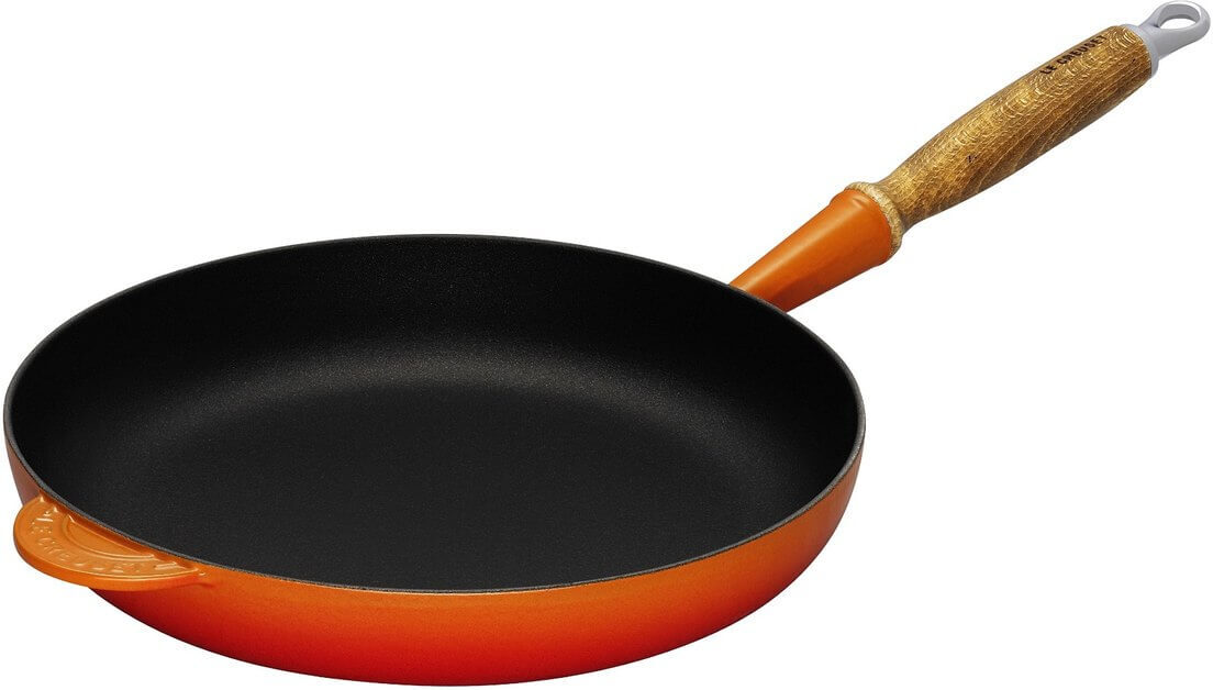 Le Creuset koekenpan rond ø 24 cm gietijzer vulcanique