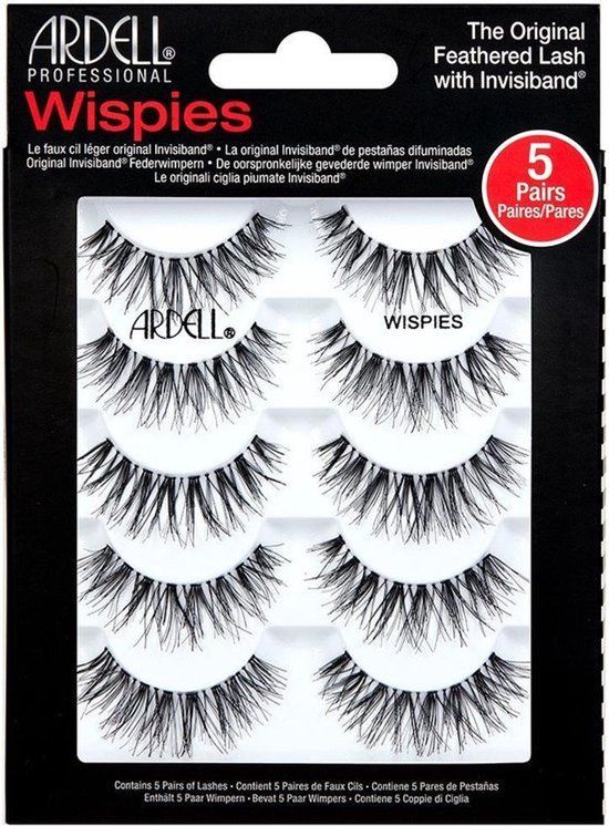 Ardell Demi Wispies Multipack - 5 paar Nepwimpers - Zwart - Vegan