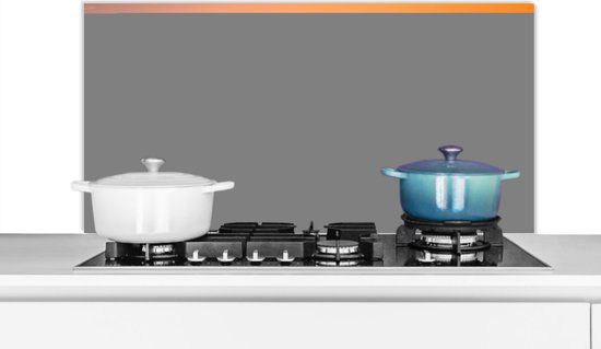 KitchenYeah Spatscherm keuken 100x50 cm - Kookplaat achterwand Lavendel - Paars - Bloemen - Muurbeschermer - Spatwand fornuis - Hoogwaardig aluminium