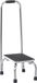 HOMCOM Tabouret d'escalier avec poignée - Acier - 43x31x86cm - Gris