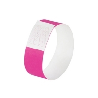 Sigel super soft evenementenbandjes neon roze 120 stuks