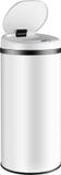 Monzana Automatische Prullenbak - Rond 40L - Wit