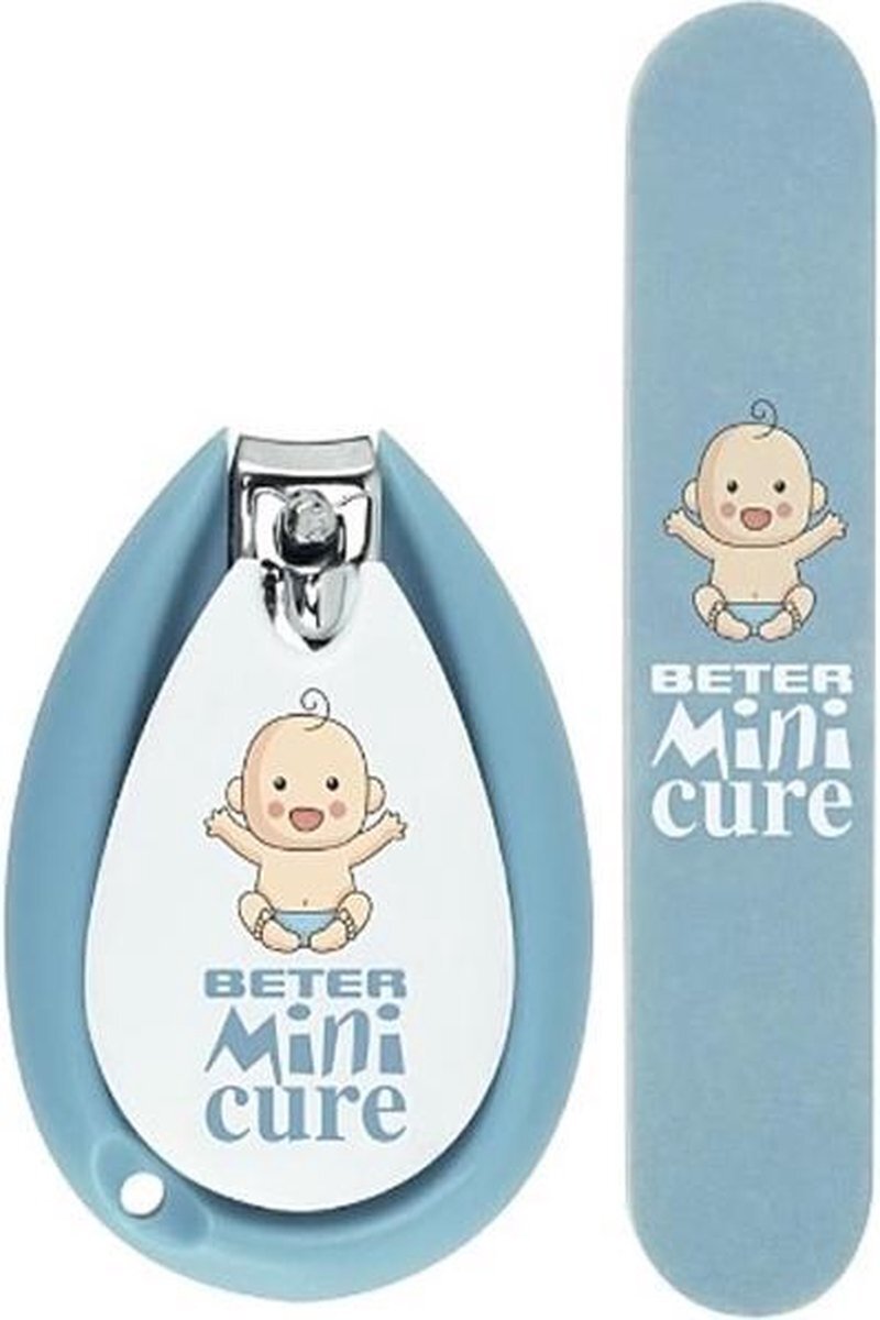 Beter Mini Cure Cuidado Uñas Bebés Azul Set 2 Pcs