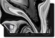Chefcare Inductie Beschermer Abstracte Kunst - Zwart Wit - 58,3x51,3 cm