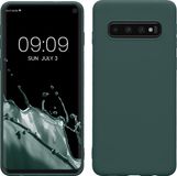 kwmobile telefoonhoesje geschikt voor Samsung Galaxy S10 - Back cover in blauwgroen
