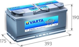 Varta Start Stop Plus H15 accu 12V 105Ah