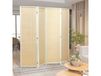 HOMCOM Paravent en bois 4 panneaux 180x180cm naturel pliable
