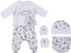 baby DISNEY Romper set - Cadeaupakket 4 stuks - Grijs - 0-3 Maanden