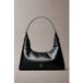 Calvin Klein Sac bandoulière Emblem Hardware Leather Noir