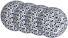 Ritzenhoff & Breker Sakura Soepbordenset, 4-delig, diameter 20,5 cm, porselein, blauw-wit