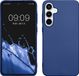 kwmobile telefoonhoesje geschikt voor Samsung Galaxy A35 - Back cover in metallic blauw