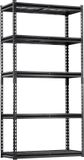 Vevor Opslagplanken, 900 kg, 5 Tier Heavy Duty Garage Rekken, 16" D x 36" B x 72" H Verstelbare Metalen Planken voor Industriële Rekken Unit Utility Plank, voor Keuken, Magazijn, Kelder, Zwart