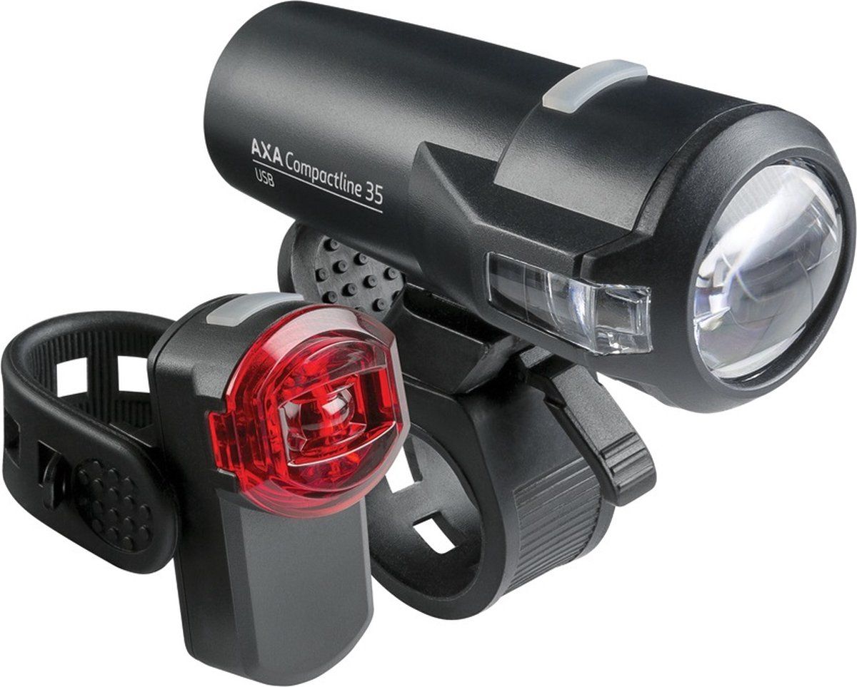 Axa Compactline 35 CB Light Set - Zwart