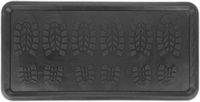 Merkloos Relaxdays Schoenen lekbak - Rubber - Met rand - Antislip - 80 x 40 cm - Zwart