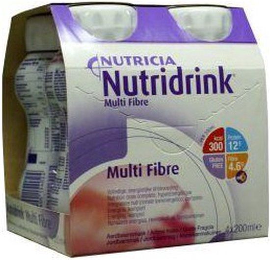 Nutridrink Multi Fibre Aardbei