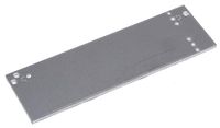 RS PRO Aluminium frontpaneel 3U x 8TE, grijs